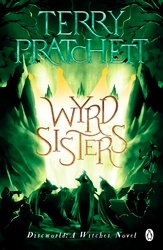 Book cover of Wyrd Sisters by Terry Pratchett
