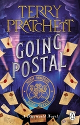 Book cover of Going Postal by Terry Pratchett