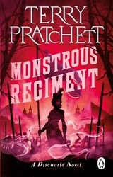 Book cover of Monstrous Regiment by Terry Pratchett