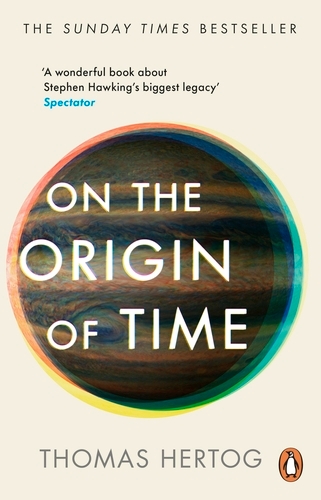 Book cover of On the Origin of Time by Thomas Hertog