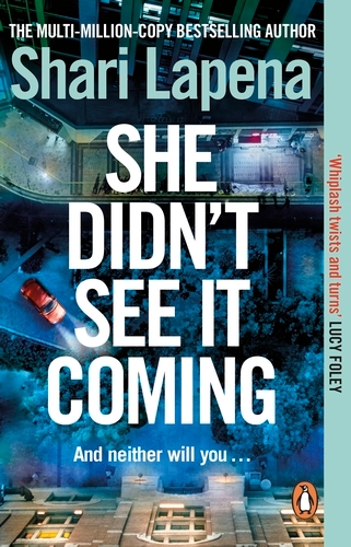 Book cover of She Didn't See It Coming by Shari Lapena