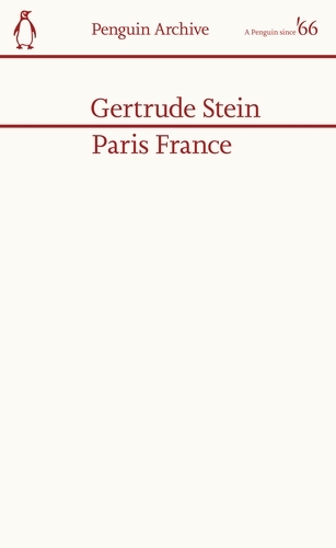 Book cover of Paris France by Gertrude Stein