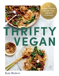 Book cover of Thrifty Vegan by Katy Beskow