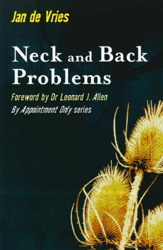 Book cover of Neck and Back Problems by Jan de Vries