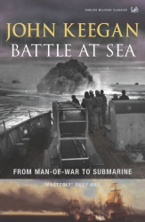 Book cover of Battle At Sea by John Keegan