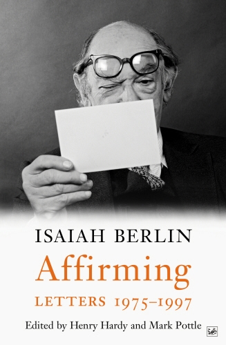 Book cover of Affirming by Isaiah Berlin