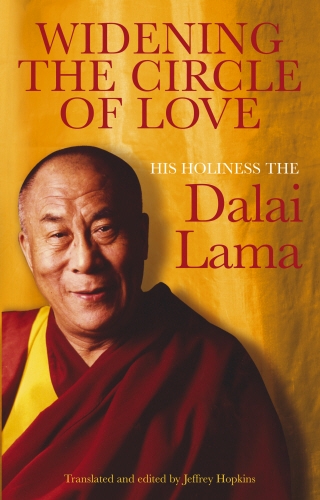 Book cover of Widening the Circle of Love by Dalai Lama