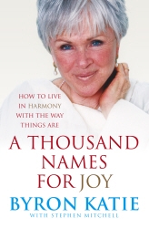 Book cover of A Thousand Names For Joy by Byron Katie, Stephen Mitchell