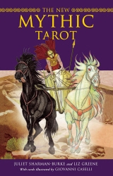 Book cover of The New Mythic Tarot Deck by Giovanni Caselli