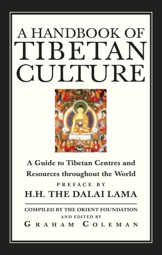 Book cover of A Handbook Of Tibetan Culture by Graham Coleman
