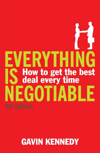 Book cover of Everything is Negotiable by Gavin Kennedy