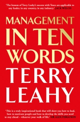 Book cover of Management in 10 Words by Terry Leahy