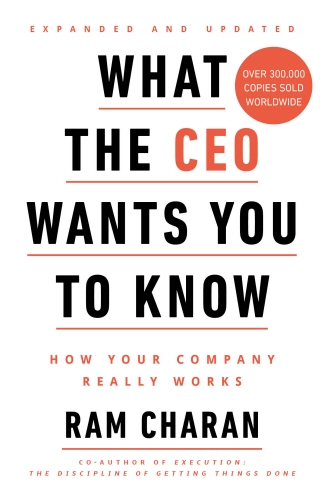 Book cover of What the CEO Wants You to Know by Ram Charan