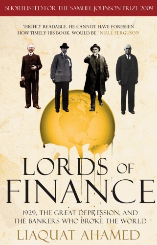 Book cover of Lords of Finance by Liaquat Ahamed