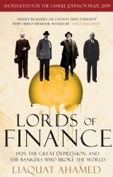 Book cover of Lords of Finance by Liaquat Ahamed