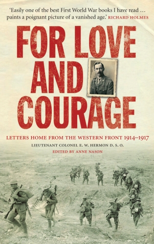 Book cover of For Love and Courage by E. W. Hermon