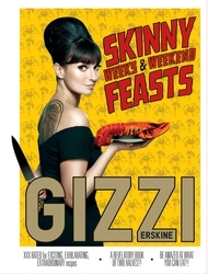 Book cover of Skinny Weeks and Weekend Feasts by Gizzi Erskine