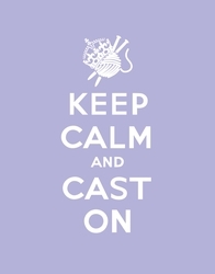 Book cover of Keep Calm Cast On by Erika Knight