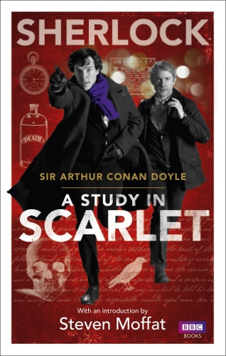 Book cover of Sherlock: A Study in Scarlet by Arthur Conan Doyle