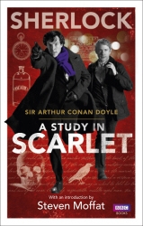 Book cover of Sherlock: A Study in Scarlet by Arthur Conan Doyle