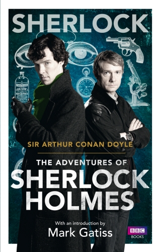 Book cover of Sherlock: The Adventures of Sherlock Holmes by Arthur Conan Doyle