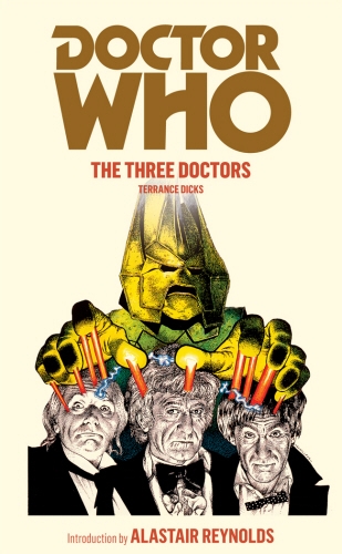 Book cover of Doctor Who: The Three Doctors by Terrance Dicks