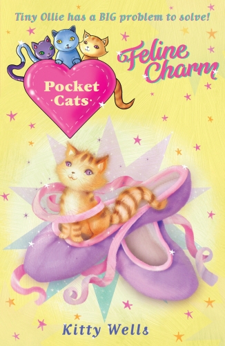 Book cover of #3 - Pocket Cats: Feline Charm by Kitty Wells