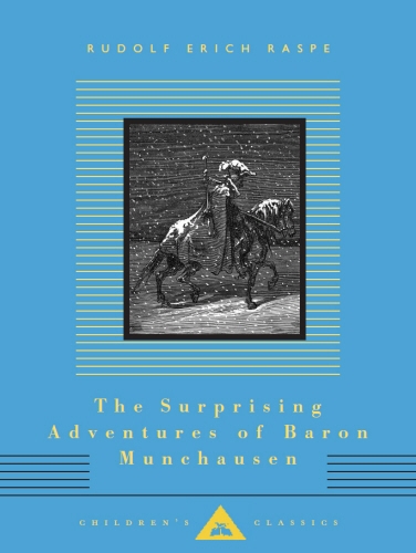 Book cover of The Surprising Adventures of Baron Munchausen by Rudolf Erich Raspe