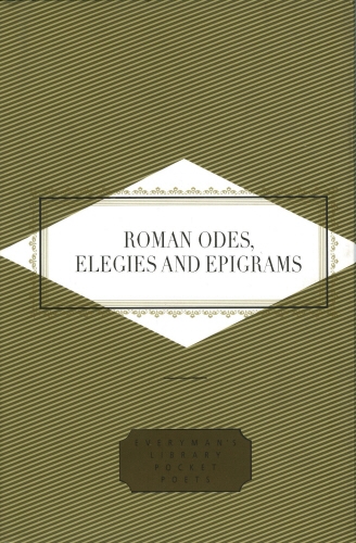Book cover of Roman Odes, Elegies & Epigrams