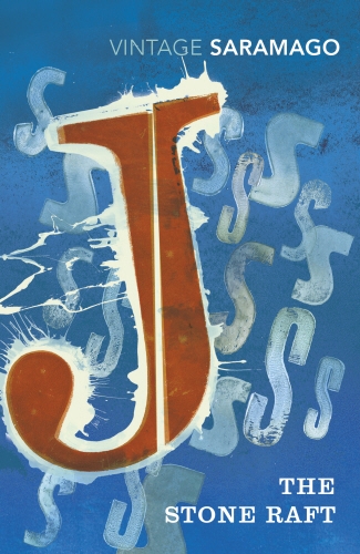 Book cover of The Stone Raft by José Saramago