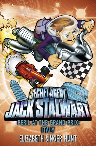 Book cover of Jack Stalwart: Peril at the Grand Prix by Elizabeth Singer Hunt