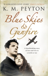Book cover of Blue Skies and Gunfire by K M Peyton