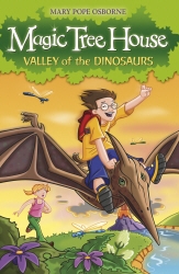 Book cover of Magic Tree House 1: Valley of the Dinosaurs by Mary Pope Osborne