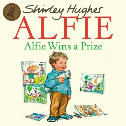 Book cover of Alfie Wins A Prize by Shirley Hughes