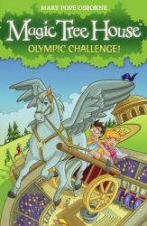 Book cover of Magic Tree House 16: Olympic Challenge! by Mary Pope Osborne