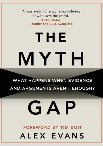 Book cover of The Myth Gap by Alex Evans