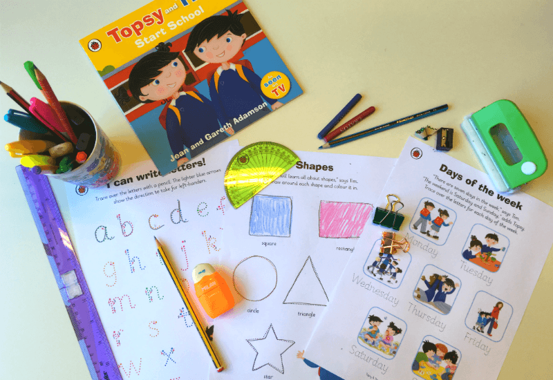 Topsy and Tim starting school