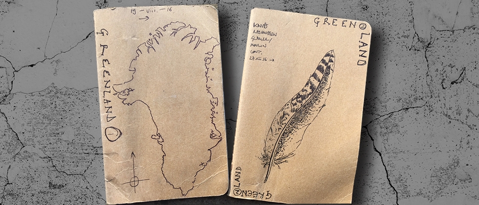 The stories behind the notebooks that documented Rob MacFarlane’s travels underground