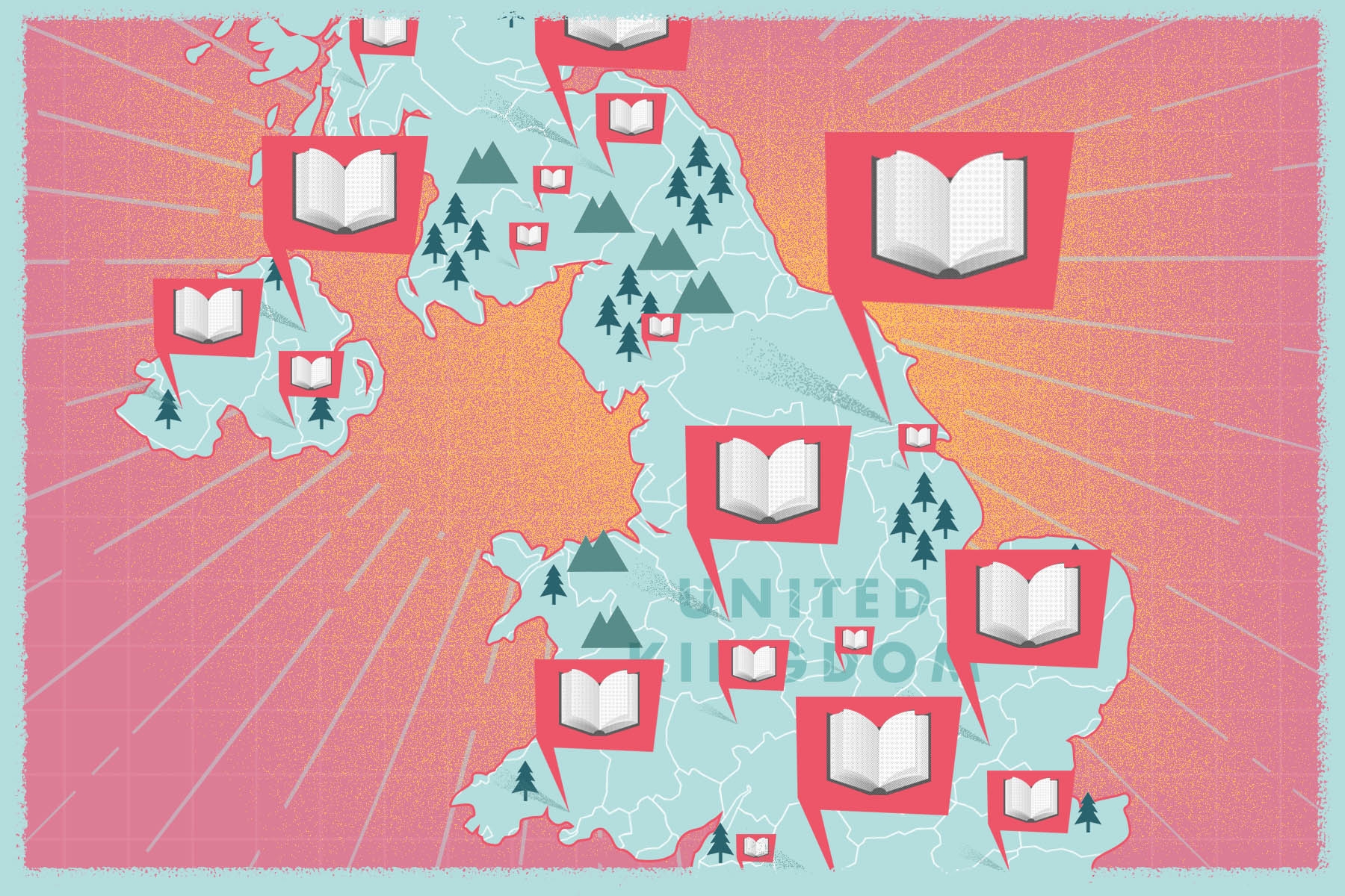 A literary tour of the United Kingdom