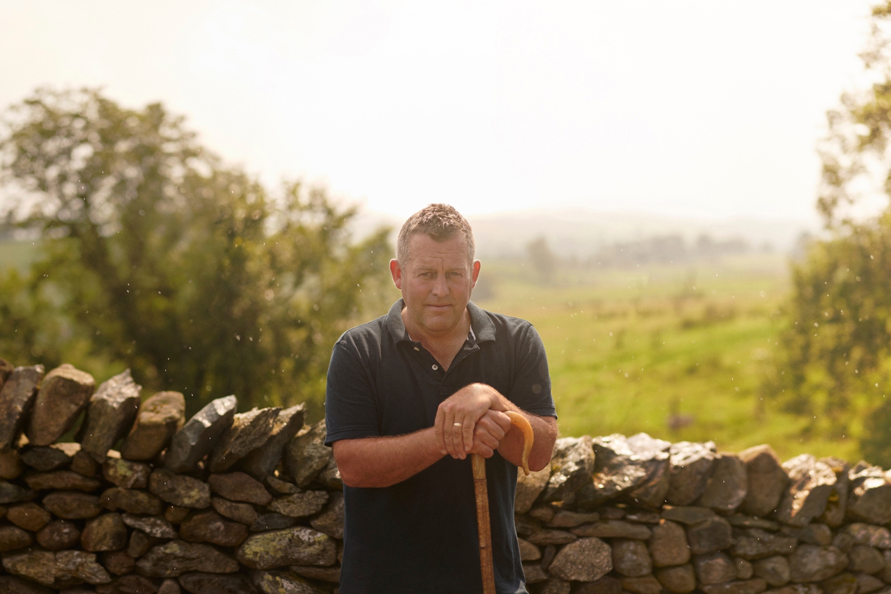 James Rebanks on his farm