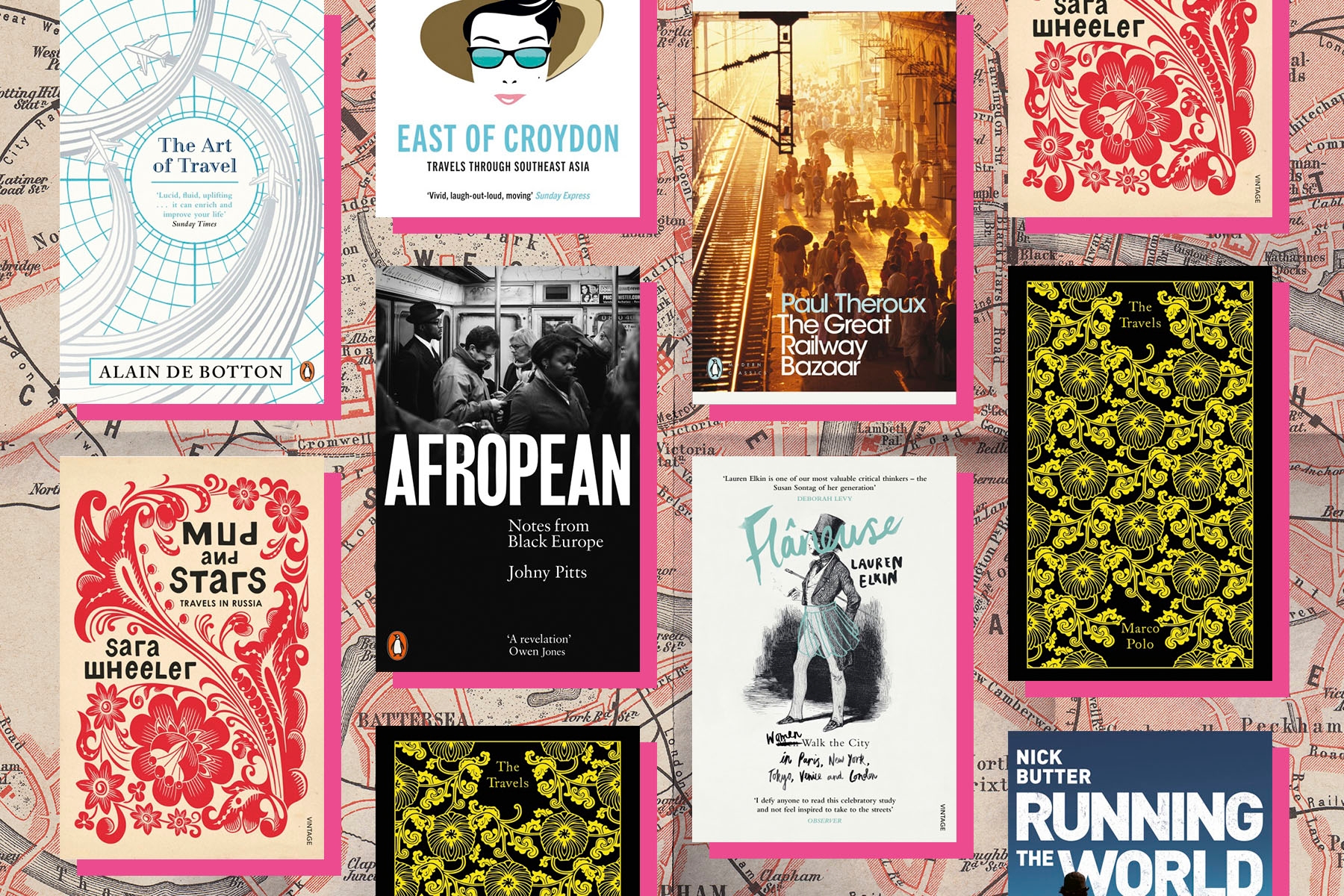 We may not be able to go abroad right now, but at least we have books to bring abroad to us.