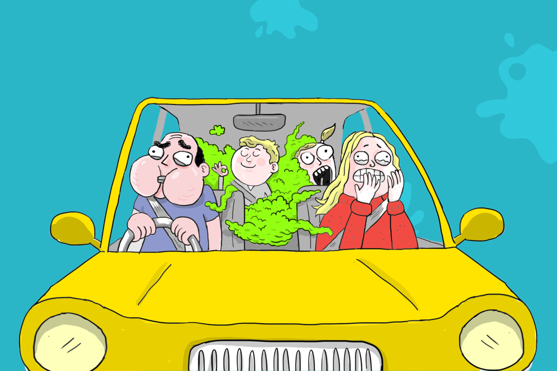 Illustration of the organs inside the human body by Henry Paker