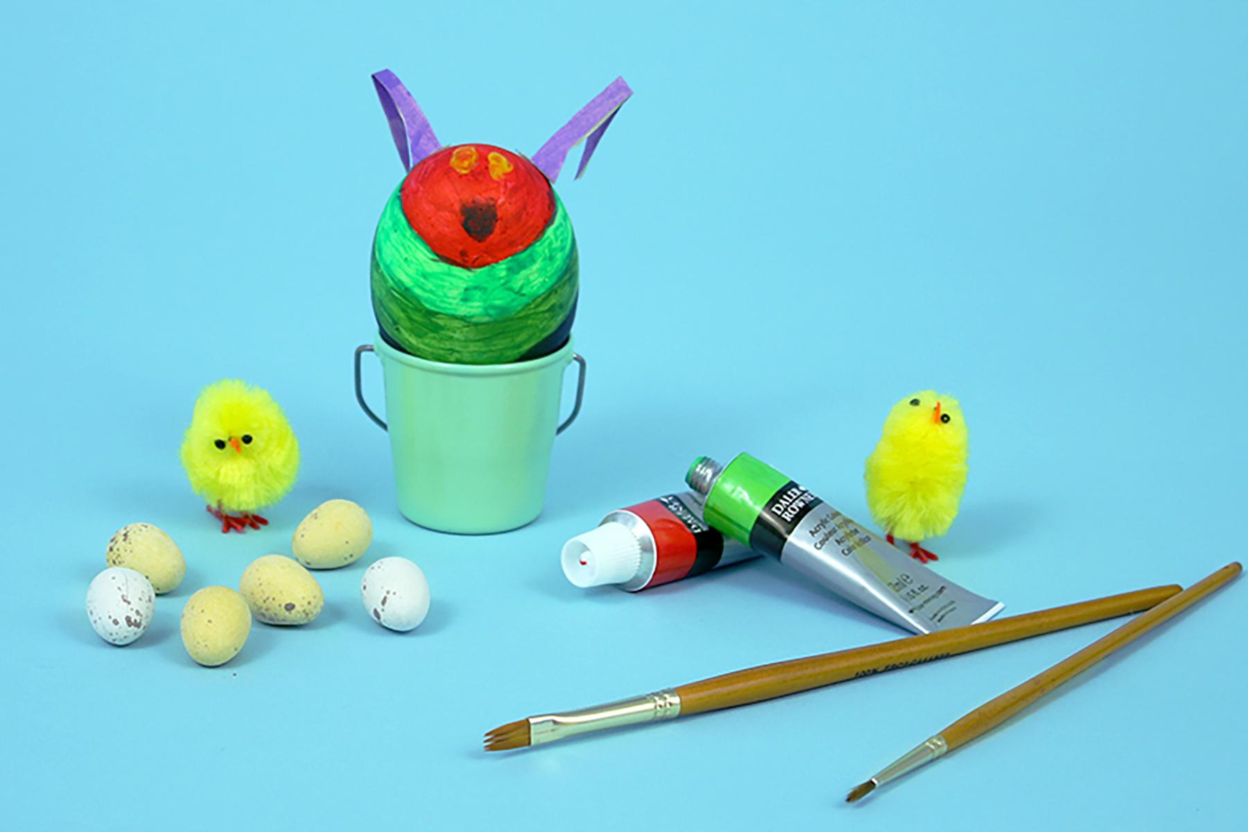 Paint your own Very Hungry Caterpillar egg