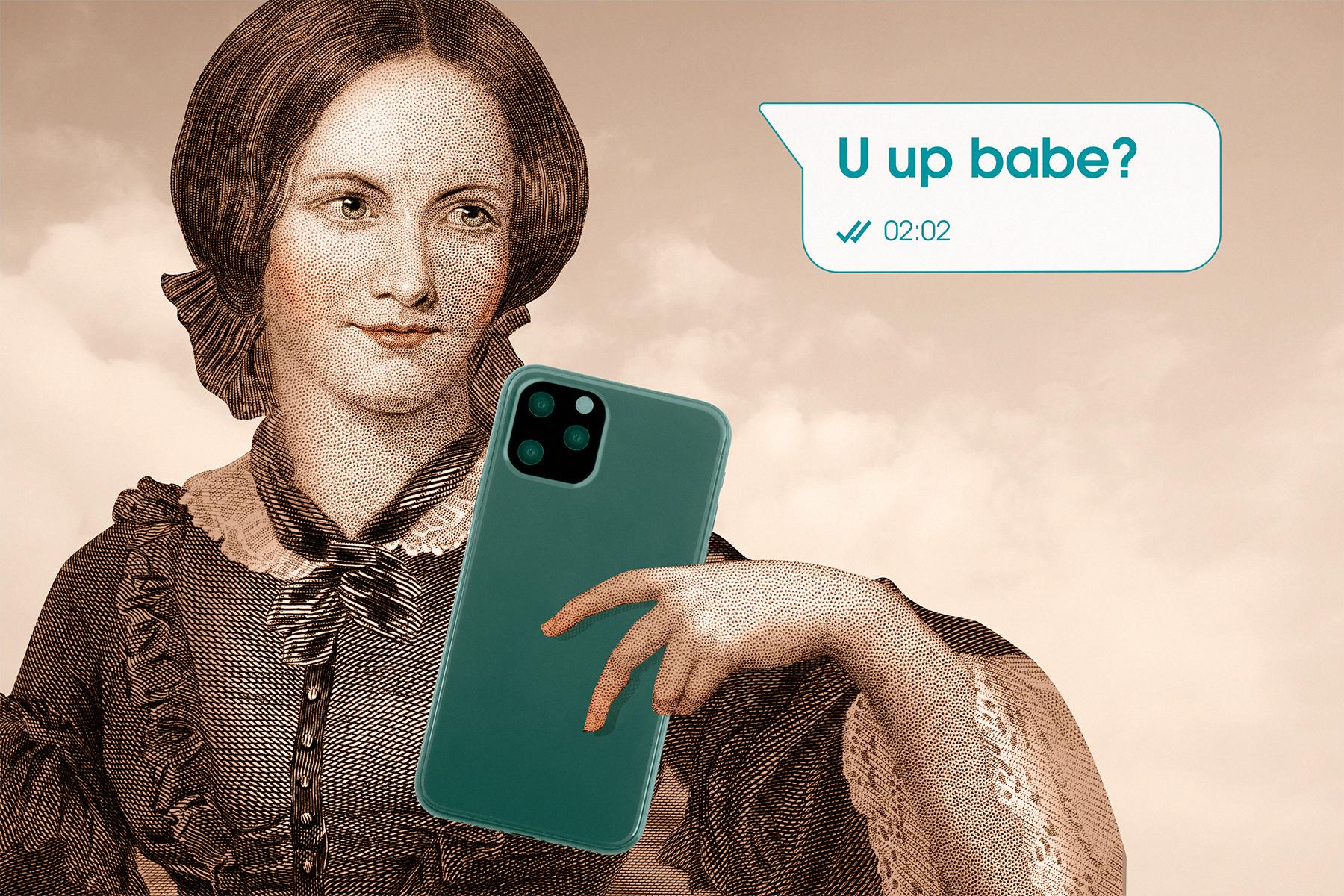 Text conversations from classic novels