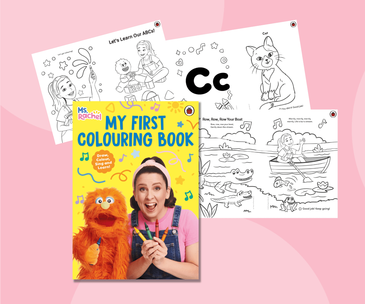 Download some Ms Rachel colouring sheets!