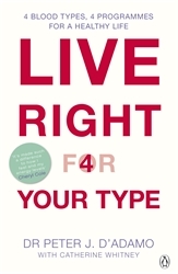 Book cover of Live Right for Your Type by Peter J. D'Adamo