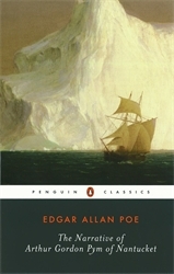 Book cover of The Narrative of Arthur Gordon Pym of Nantucket by Edgar Allan Poe