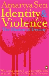 Book cover of Identity and Violence by Amartya Sen