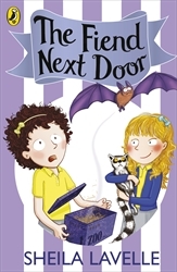 Book cover of The Fiend Next Door by Sheila Lavelle
