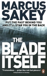 Book cover of The Blade Itself by Marcus Sakey